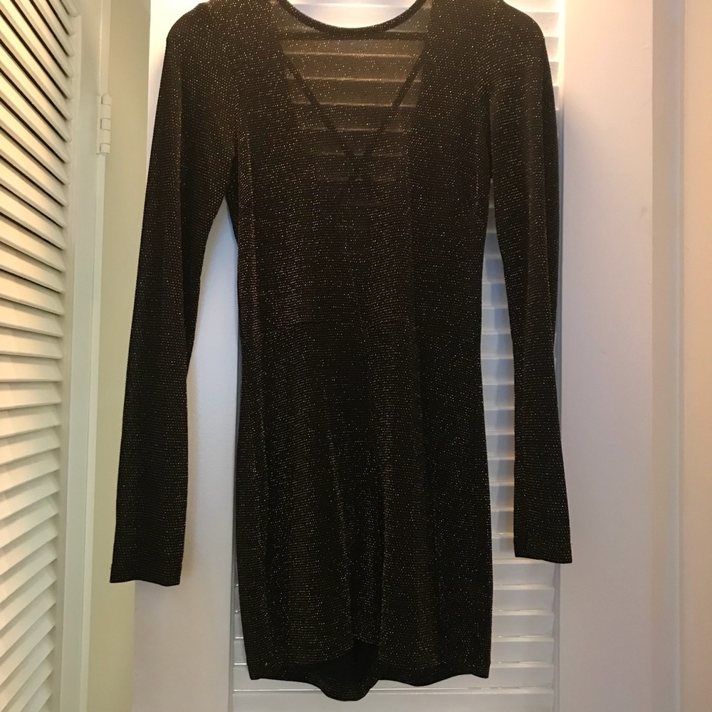 Shimmer Black & Gold Romper!